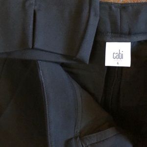 CAbi black trouser NWOT size 6